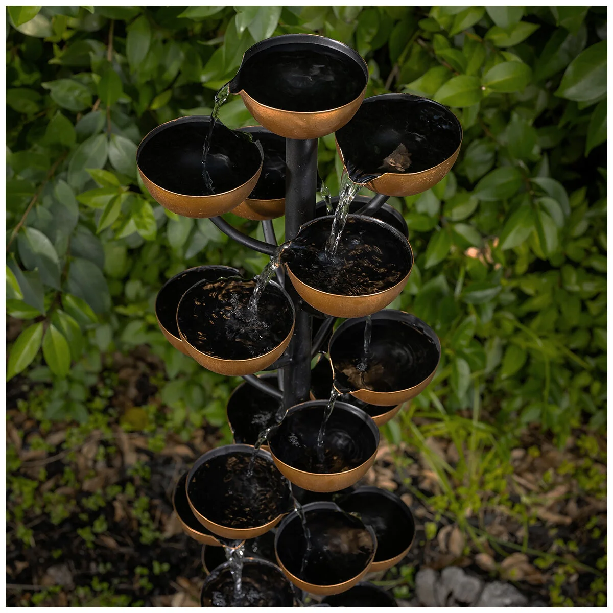 Bond Bloomington 31 Cup Cascading Fountain 1.65m Copper Brushed Bronze - Image 6