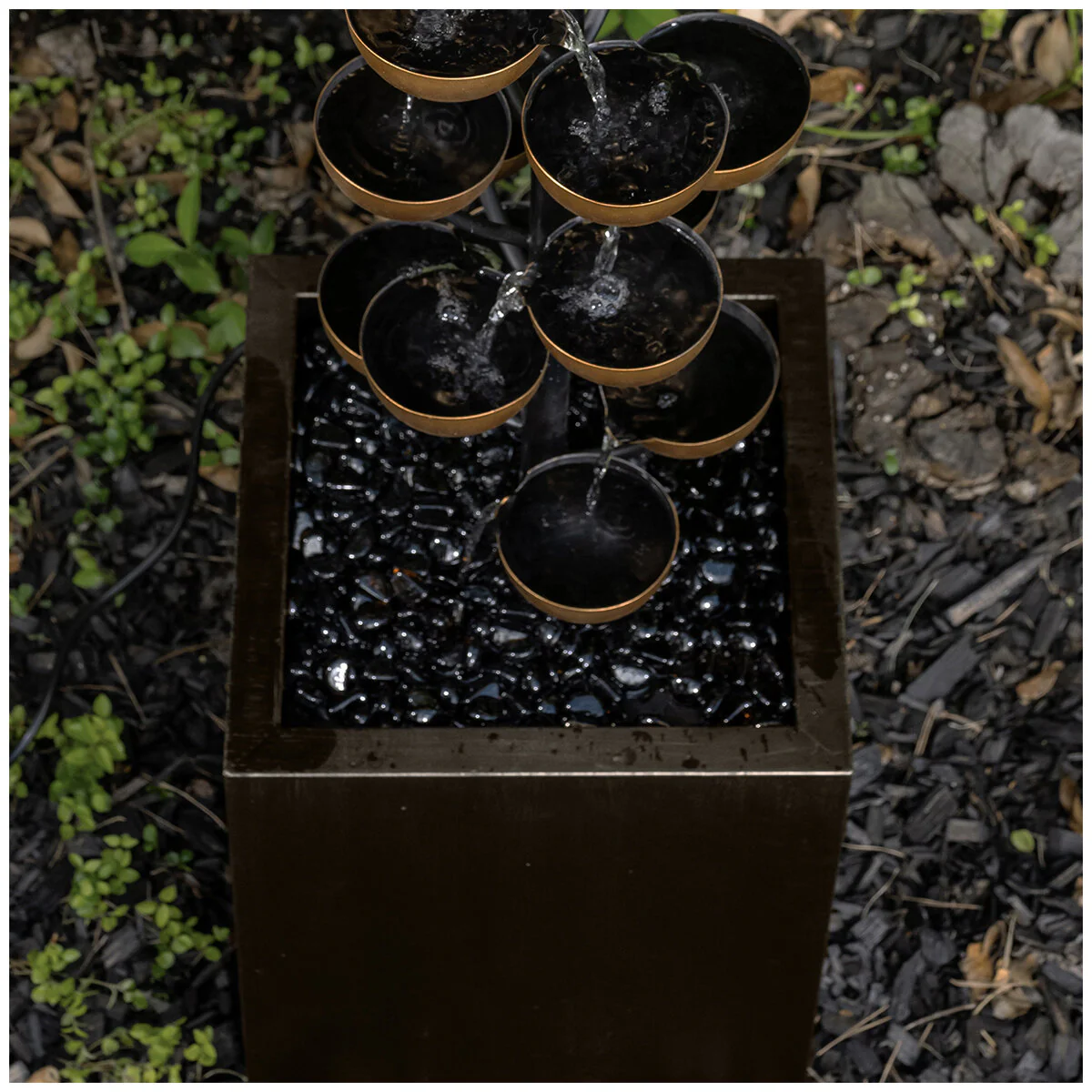 Bond Bloomington 31 Cup Cascading Fountain 1.65m Copper Brushed Bronze - Image 7