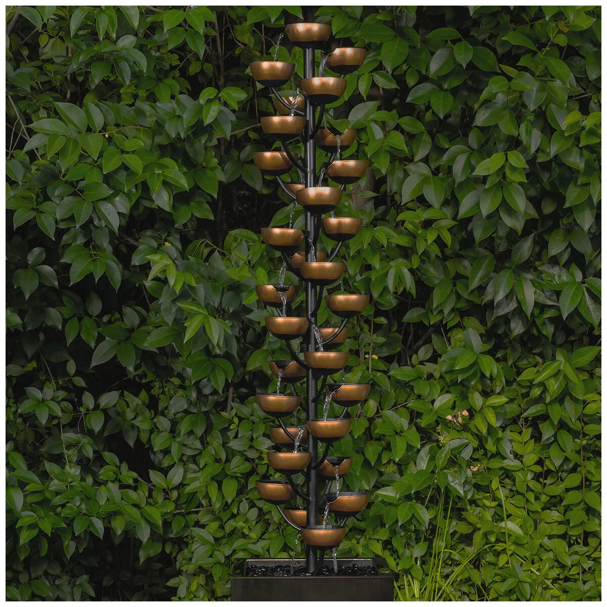 Bond Bloomington 31 Cup Cascading Fountain 1.65m Copper Brushed Bronze - Image 8