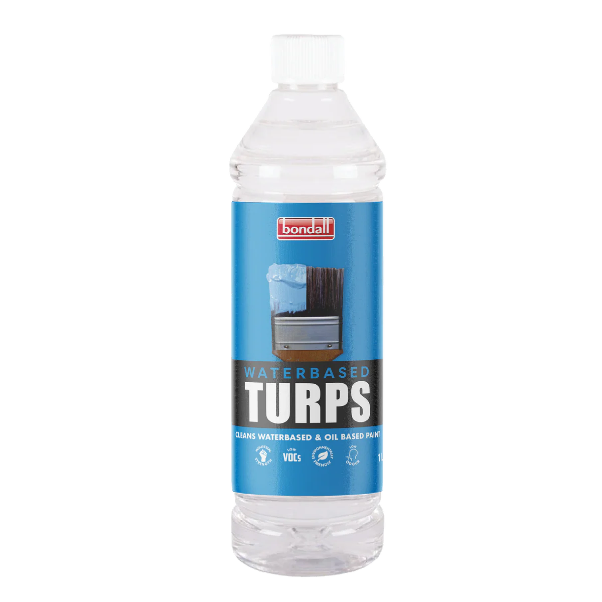Bondall Waterbased Turps - 1L - Non-Toxic, Odourless Cleaning Solution