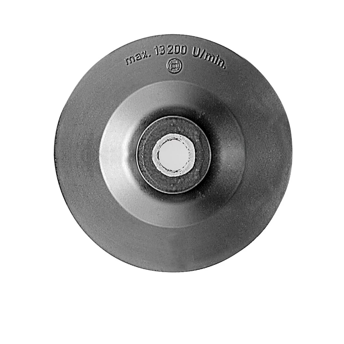 Bosch 100mm Grinder Rubberpad Nut 2608601046 - Black - Durable Rubber Construction