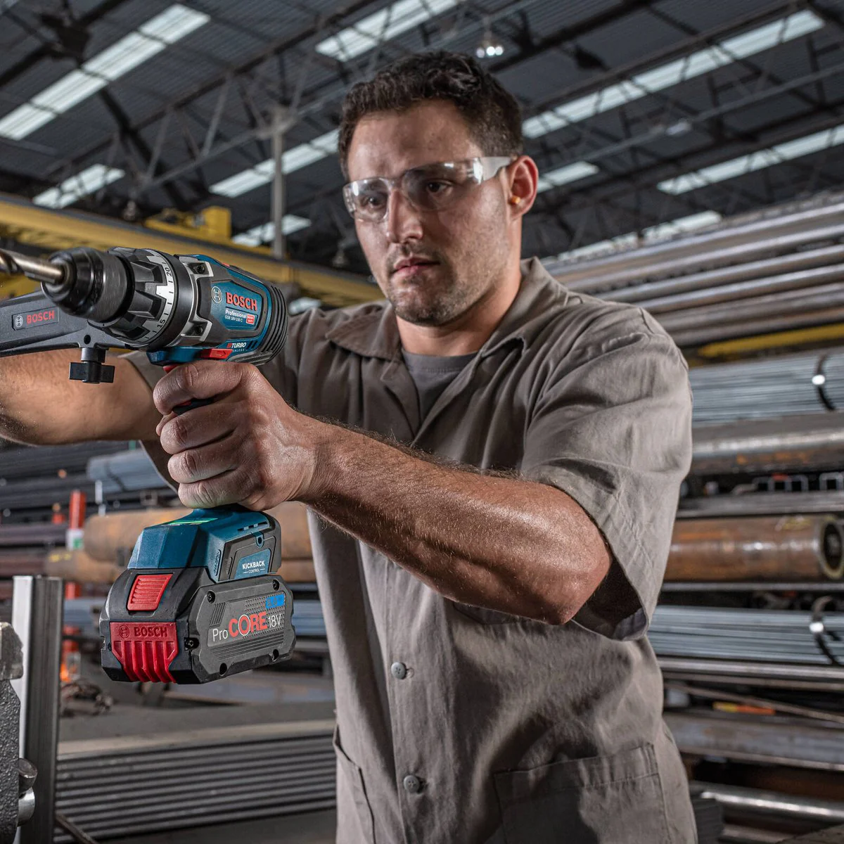 Bosch 18V Professional Brushless Hammer Drill Skin Only - 150 Nm Torque - Durable Metal Gearbox - Image 4