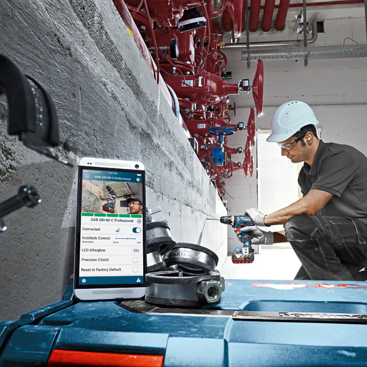 Bosch 18V Professional Combo Kit - 2 Piece - Brushless - Cordless Tools - Image 4