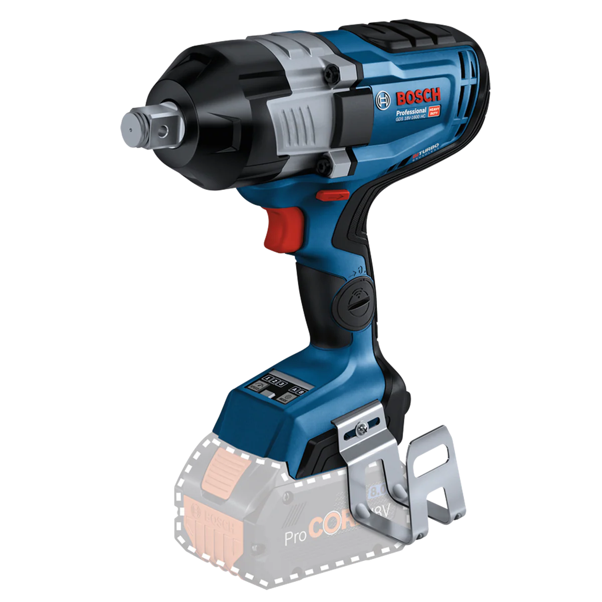 Bosch 18V Professional Impact Wrench GDS 18V 1600 - 3/4" - 1600 Nm Torque