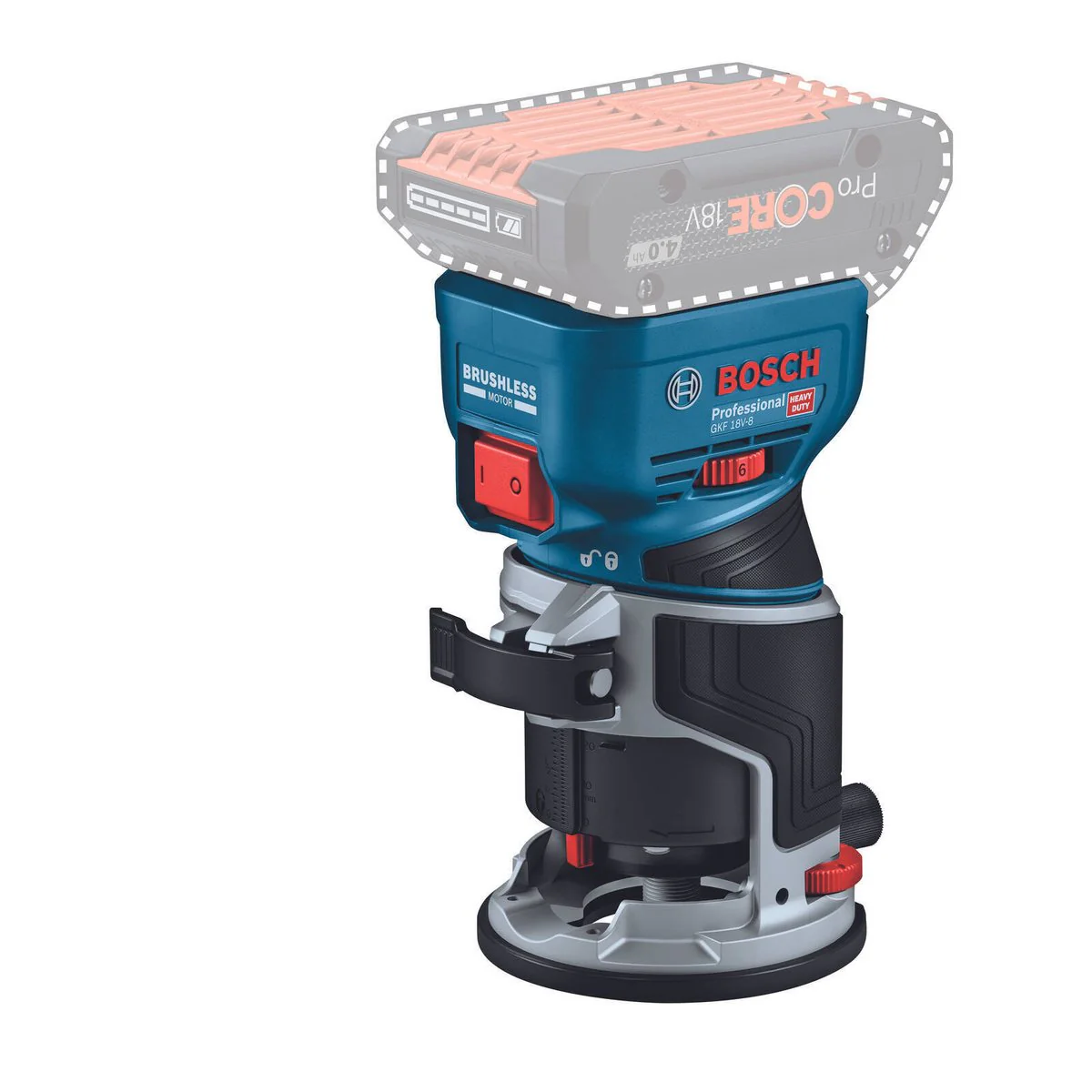 Bosch 18V Professional Laminate Trimmer Skin Only - Compact - Precision Routing