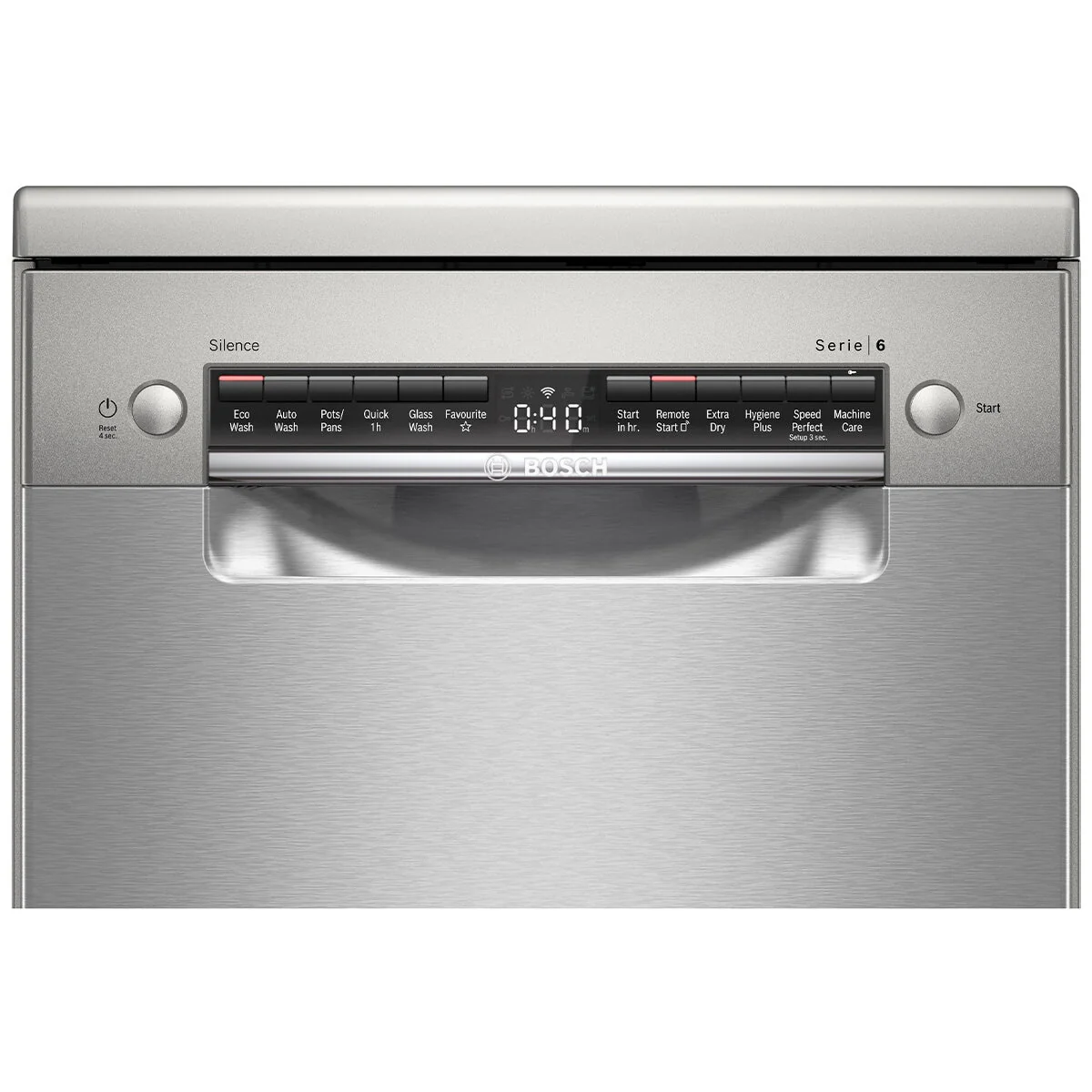 Bosch 45cm Series 6 Free Standing Dishwasher SPS6IKI01A Stainless Steel - Image 3