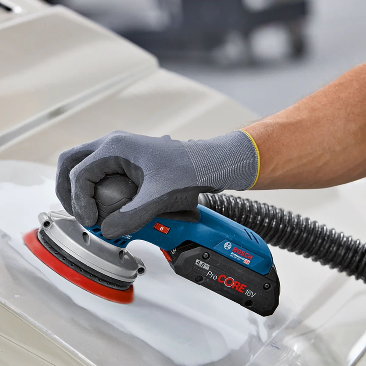 Bosch Random Orbital Sander - 125mm - Brushless - Cordless - Image 2