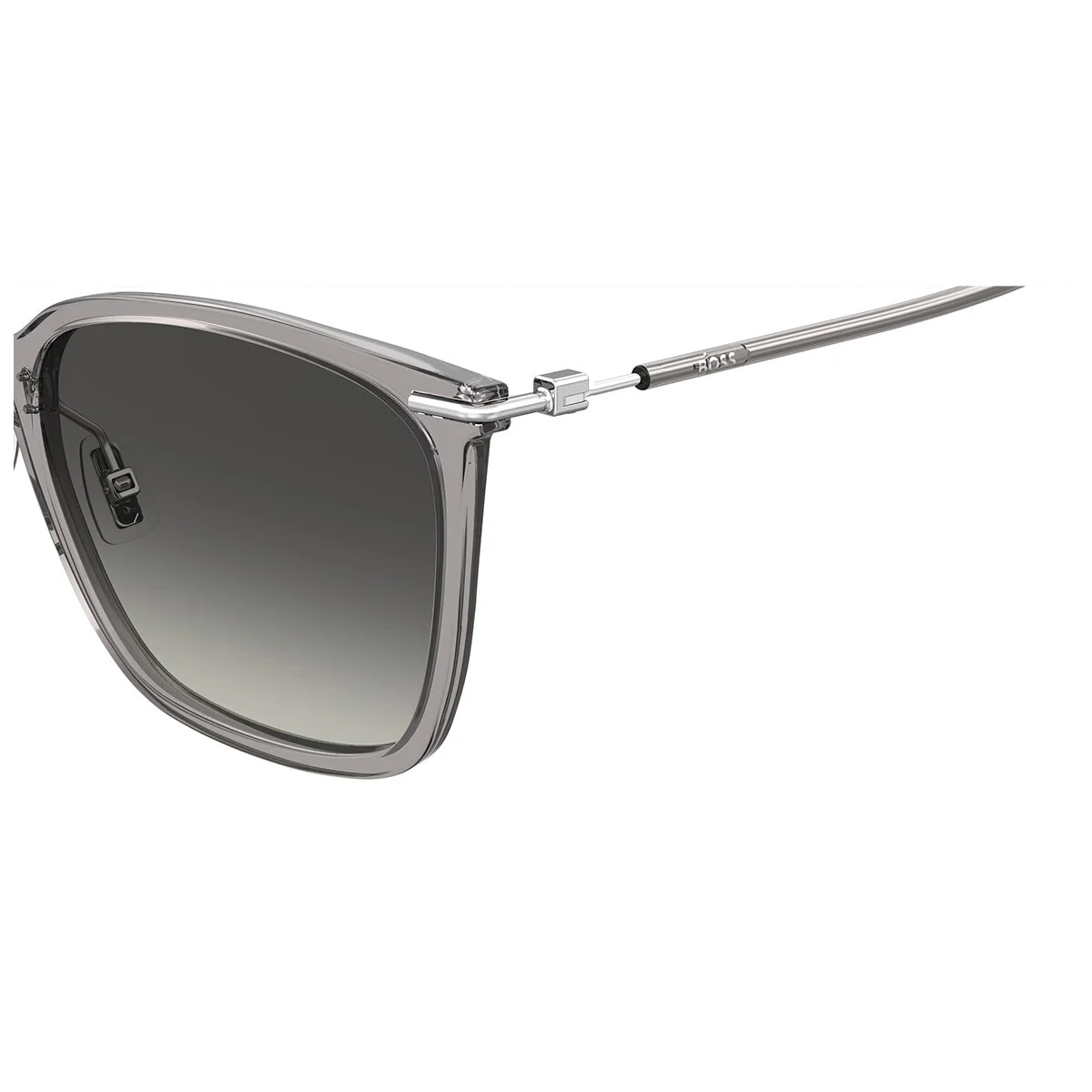 Hugo Boss Stylish Square Polarised Sunglasses 1689/F/SK Grey Acetate - Image 4