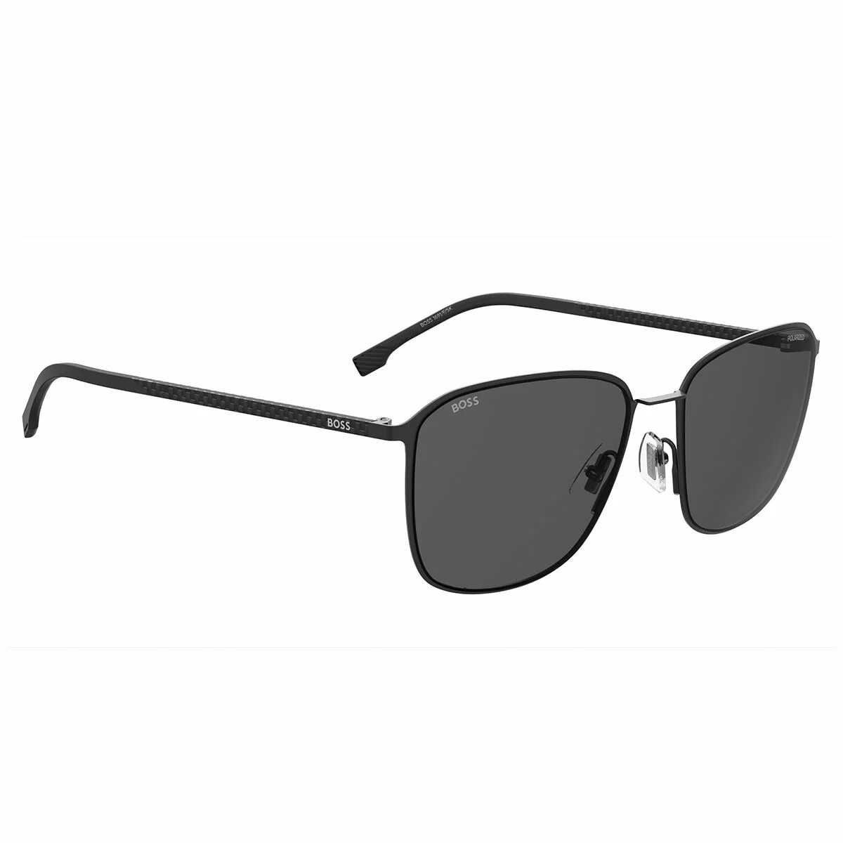 BOSS 1691FSK 003 Men's Stylish Polarised Sunglasses 59mm Matte Black - Image 3