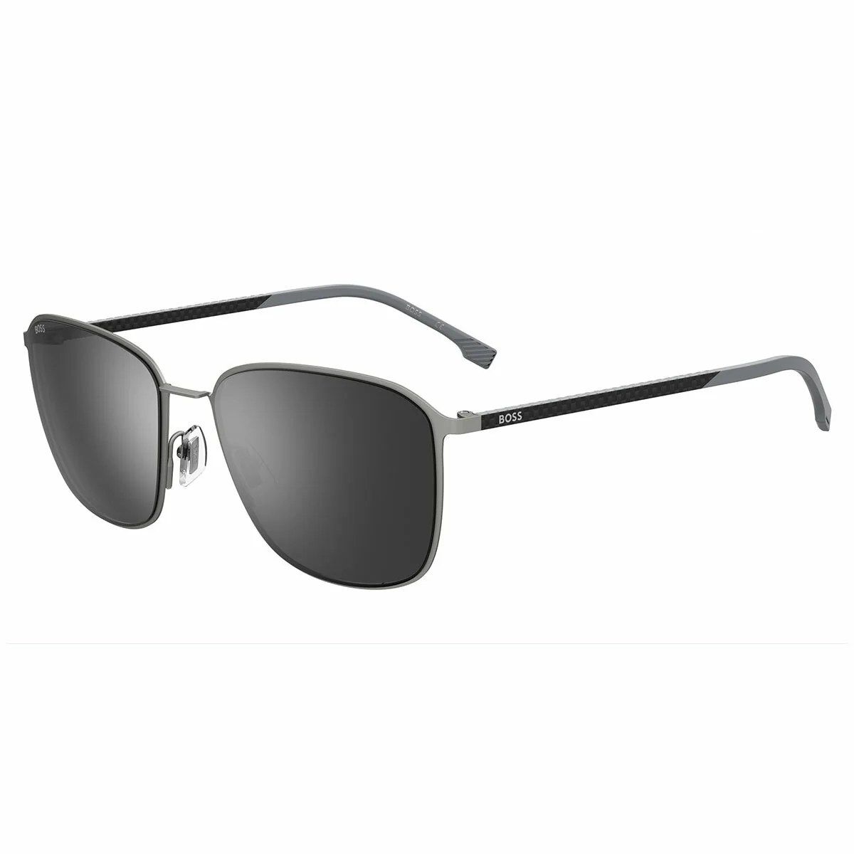 Hugo Boss 1691FSK Polarised Men’s Sunglasses 3 Silver Grey Matte Ruthen