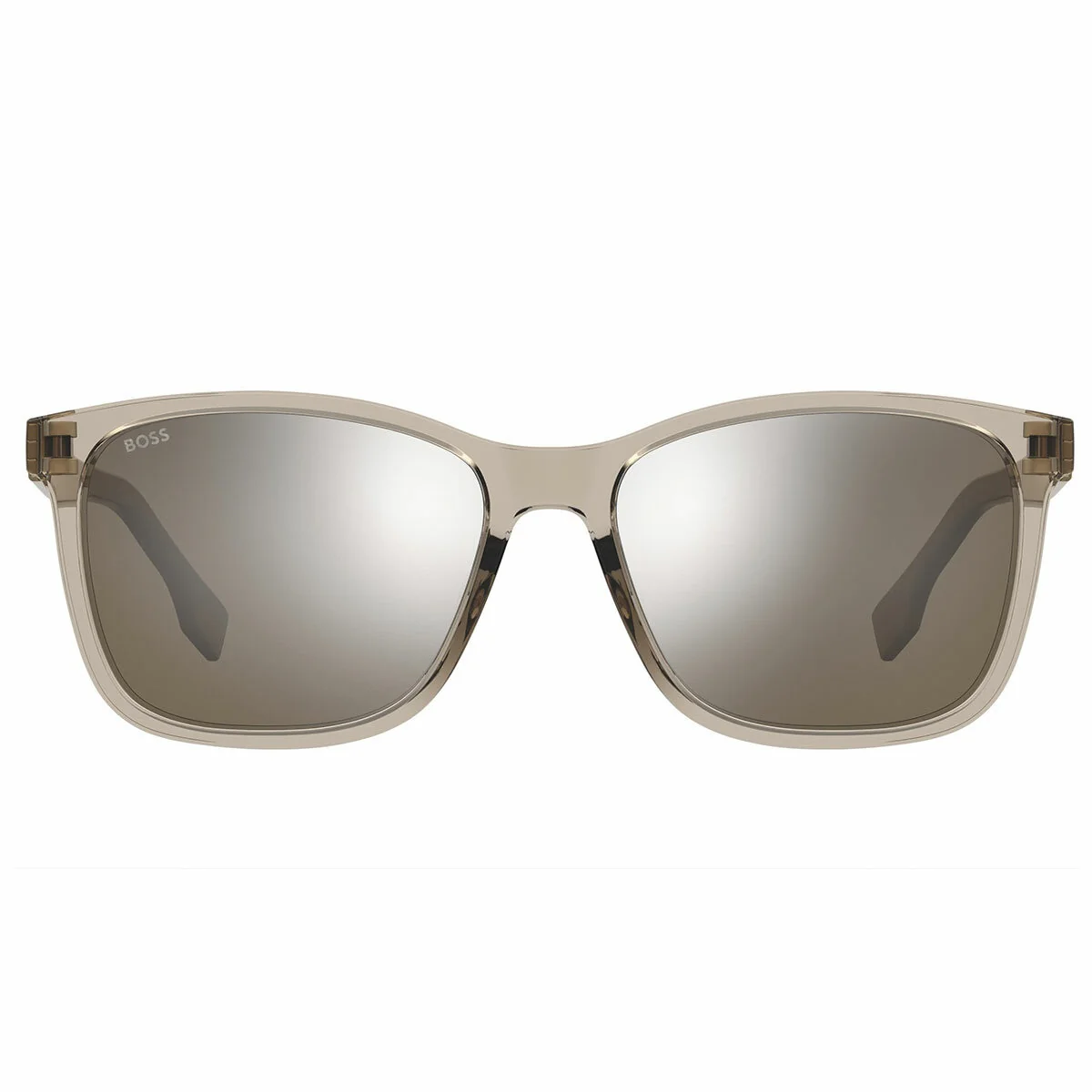 Hugo BOSS 1693FSK 10A Men's Stylish Polarised Sunglasses Square Beige - Image 2