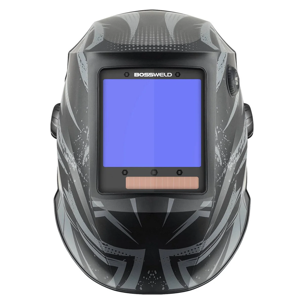 Bossweld Firestorm Welding Helmet - Variable Shade 4-8 / 9-13 - 100 x 93mm Viewing Area - Lightweight & Durable - Image 2