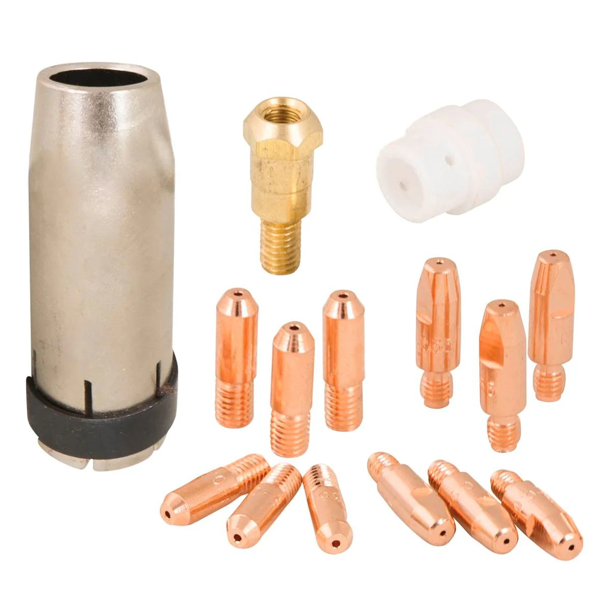 Bossweld MIG Torch Spares - 30 Pack - High Quality - Front End Consumables