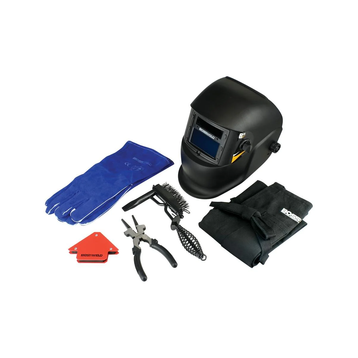 Bossweld Welders Starter Pack - 7 Piece - Safety Accessories - Beginner Use
