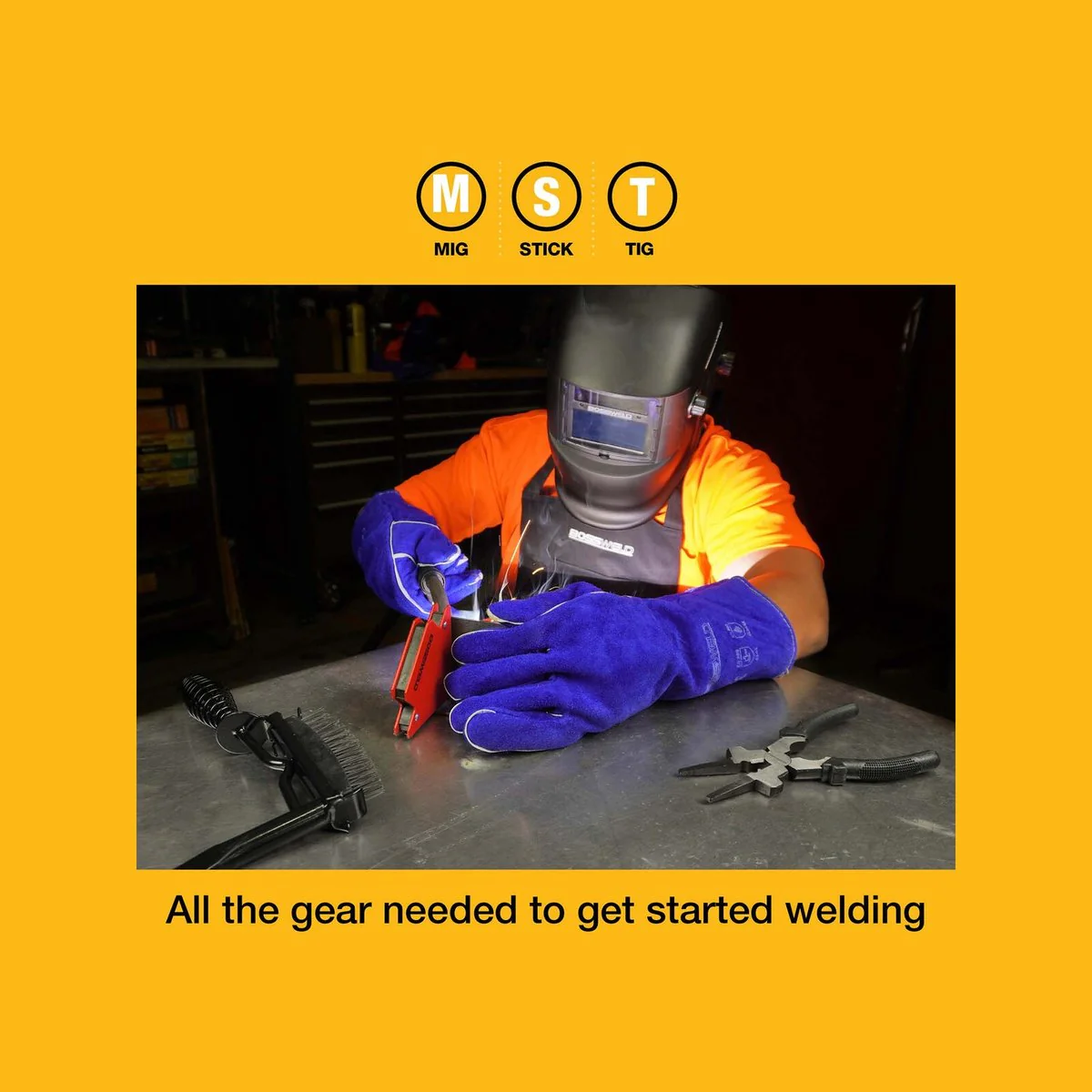 Bossweld Welders Starter Pack - 7 Piece - Safety Accessories - Beginner Use - Image 2