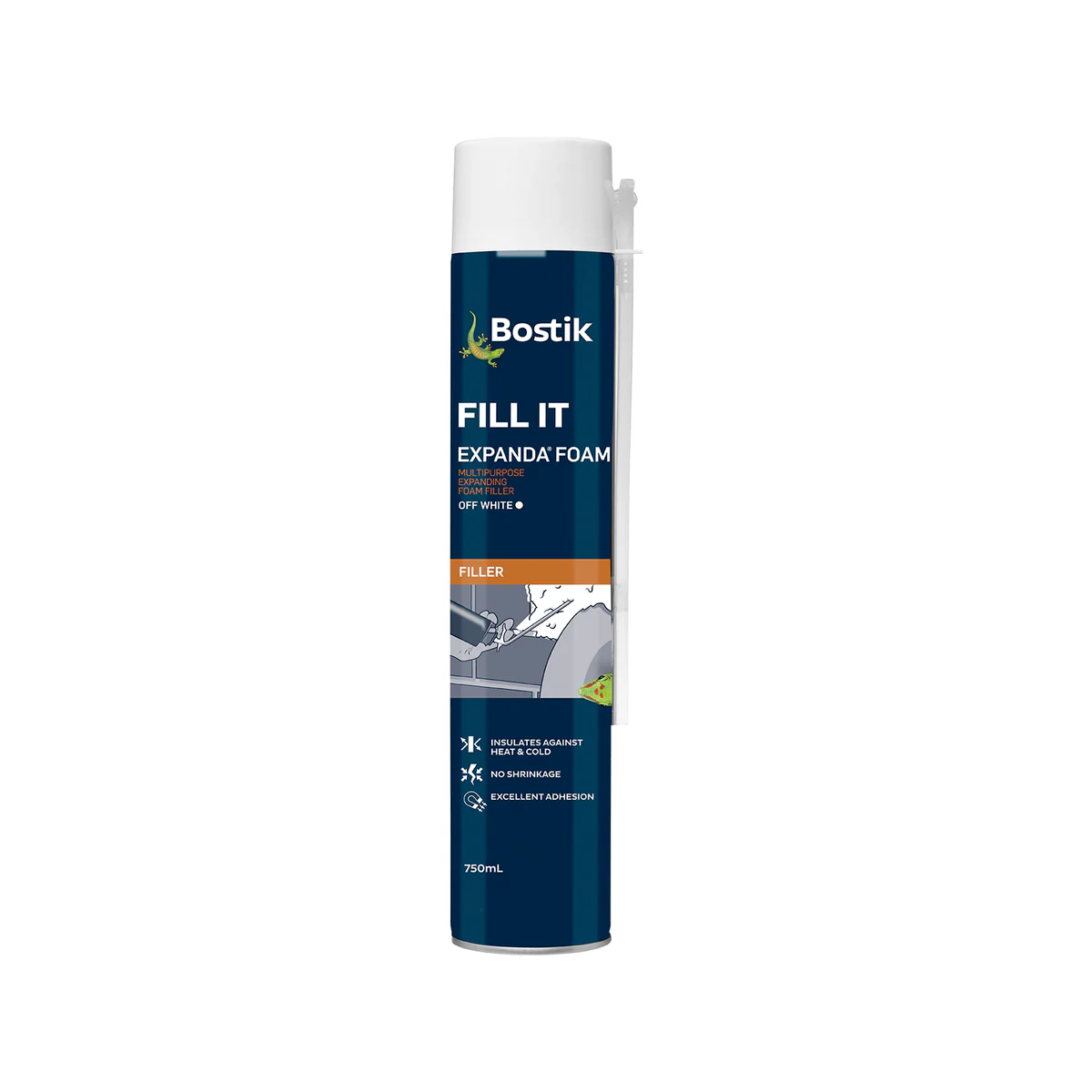 Bostik Fill It Expanda Foam - 750ml - Polyurethane - Airtight Seal