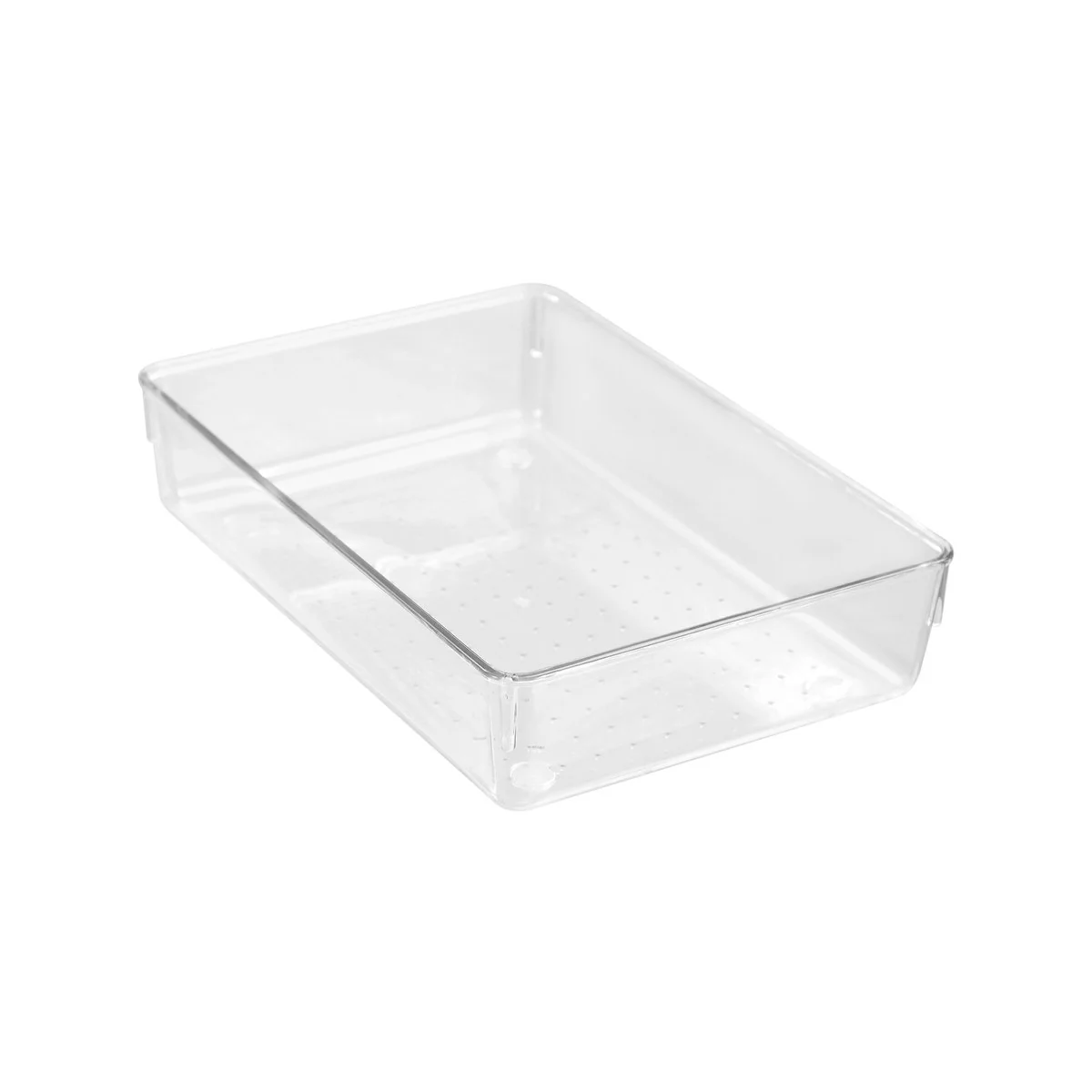 Boxsweden Crystal Storage Tray - 23 x 15 x 5cm - Clear - BPA-Free - Stackable - Image 3