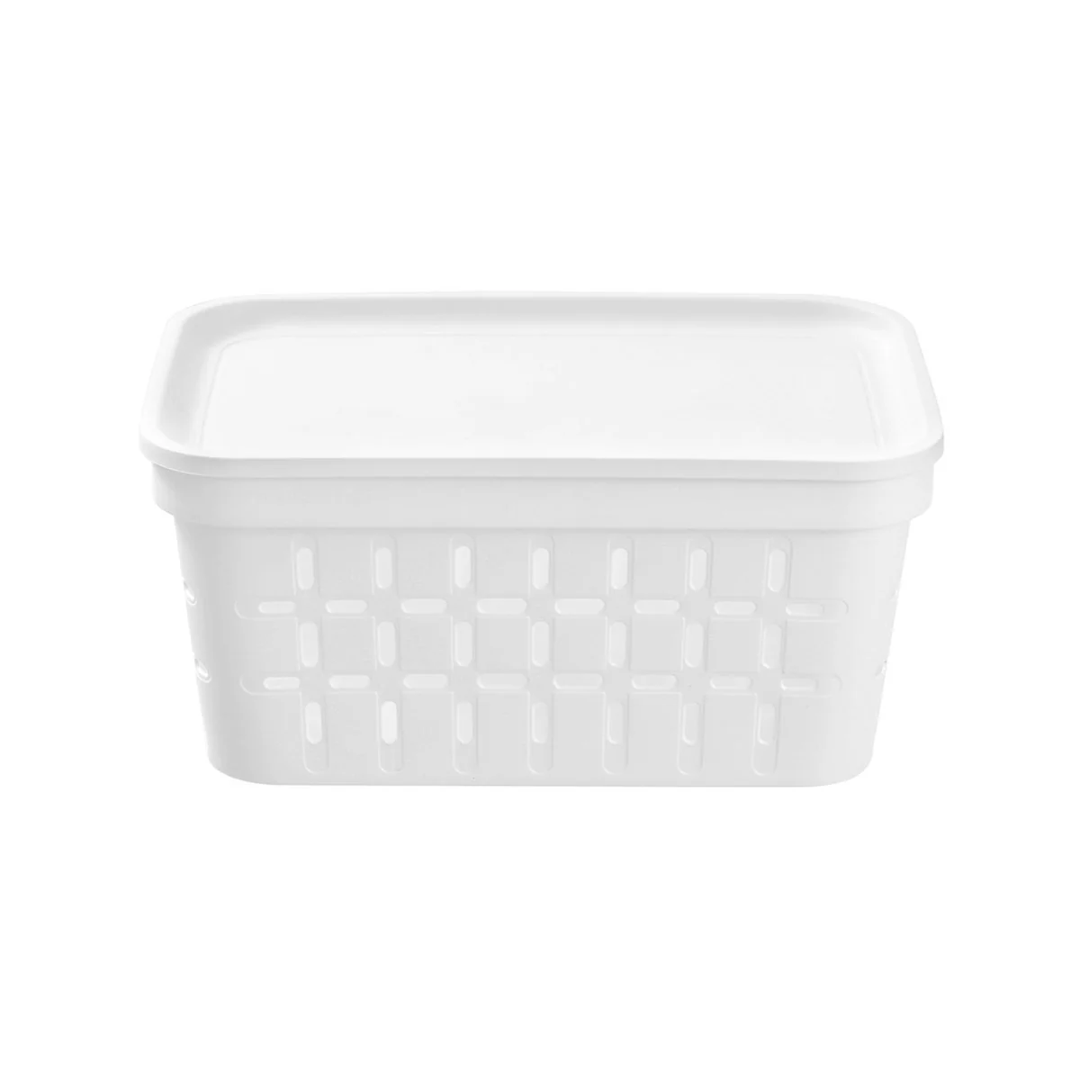 Boxsweden Kept Storage Basket - Small 26x17.5x12.5cm - White - Stackable - Image 5