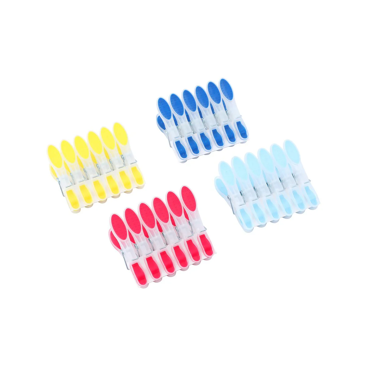 Boxsweden Soft Grip Clothes Pegs 24 Pack - UV Resistant - 250mm x 40mm - Image 4