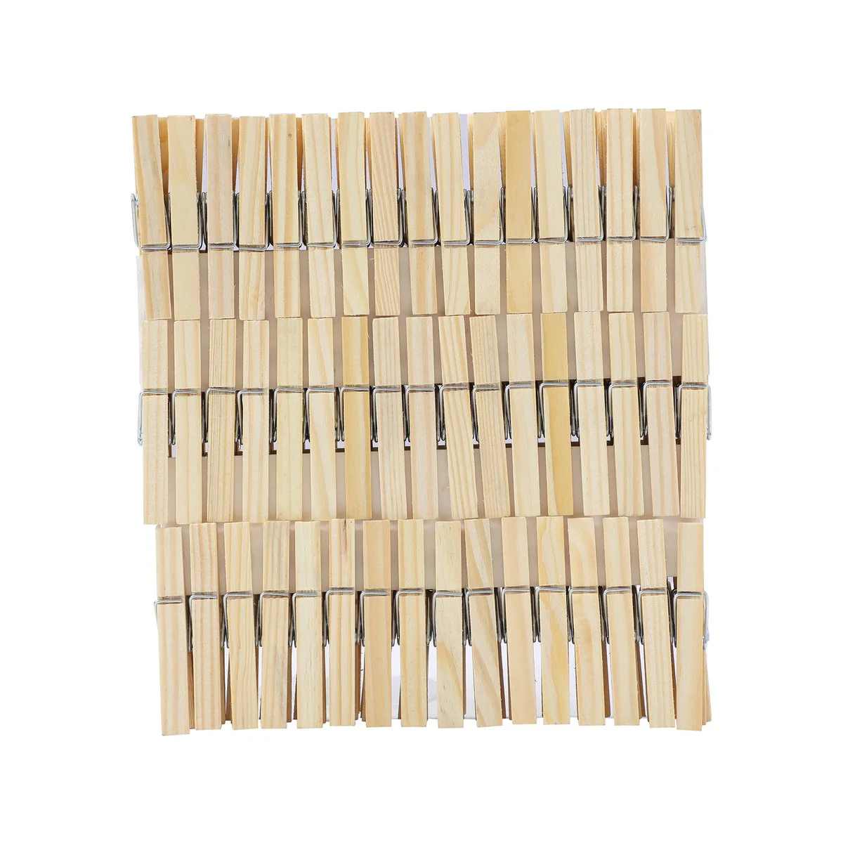 Boxsweden Wooden Clothes Pegs - 100 Pack - 235mm x 30mm x 180mm - Natural - Image 5
