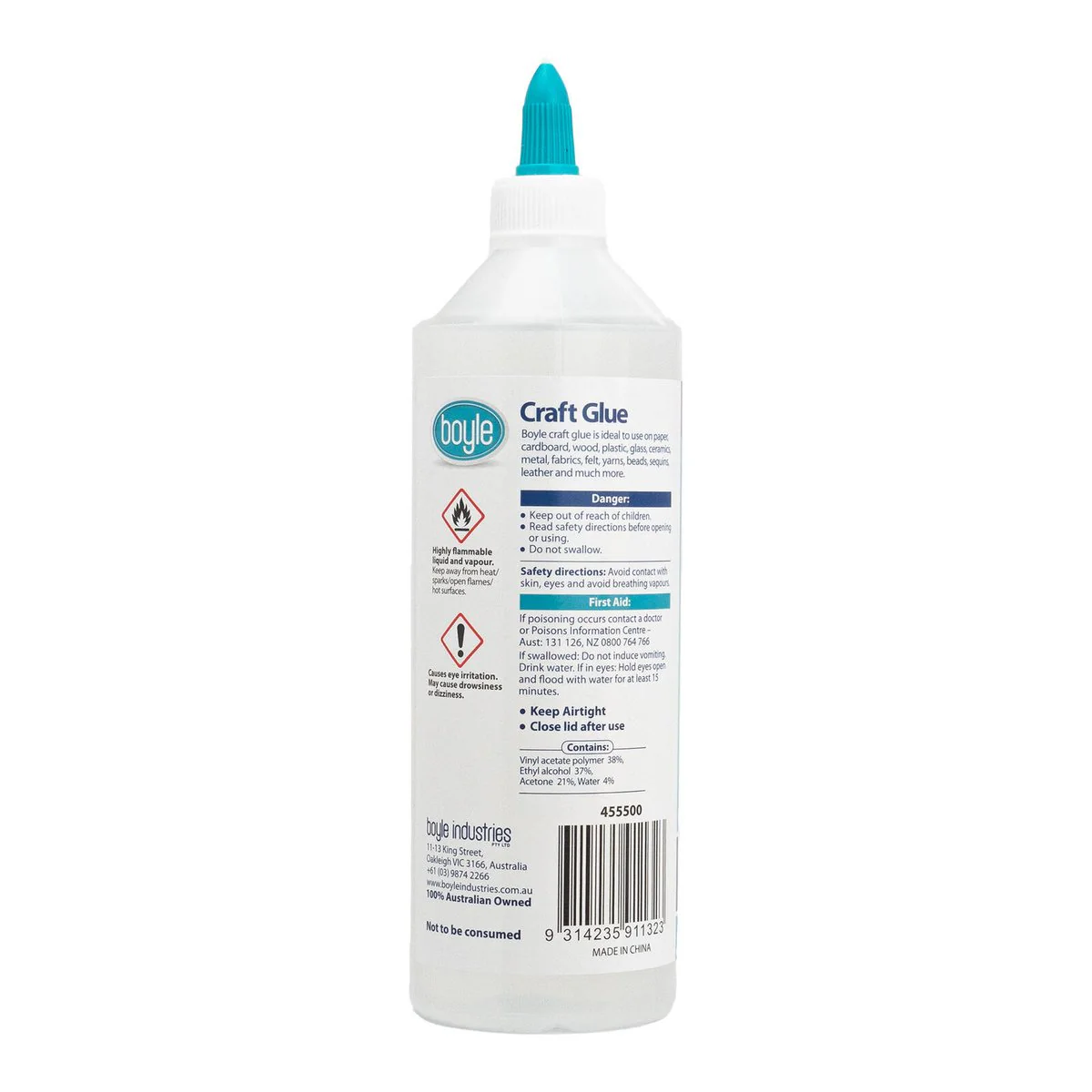 Boyle 500ml Adhesive Craft Glue - Quick Drying - Versatile for Handcrafts - Image 2
