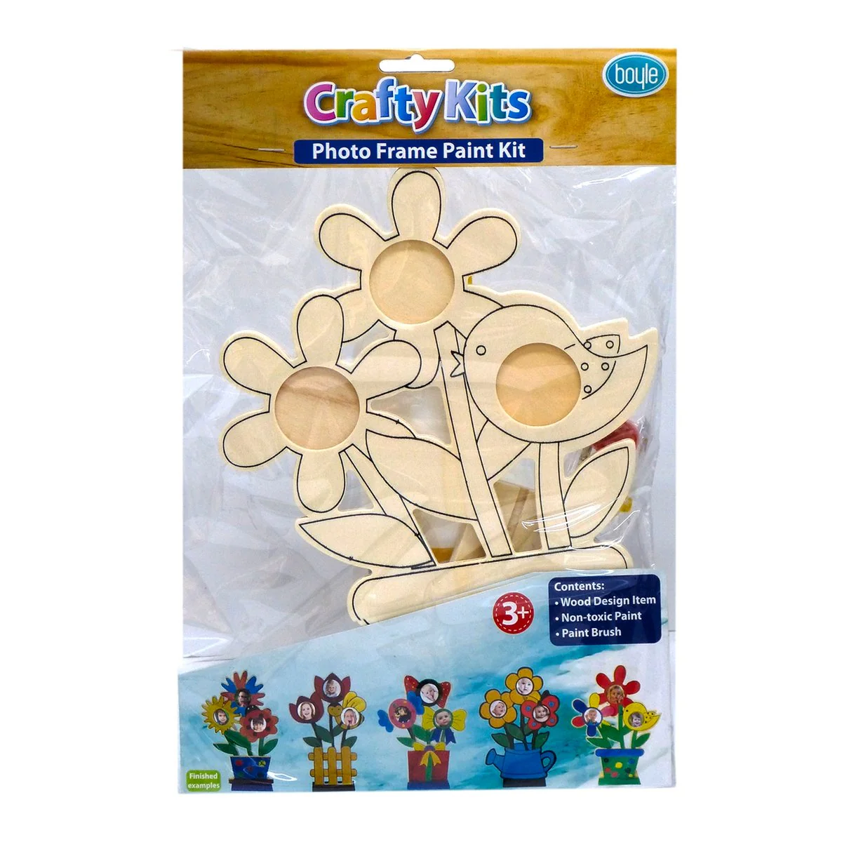 Boyle Photo Frame - 3cm - Plywood - Assorted Designs - Image 4