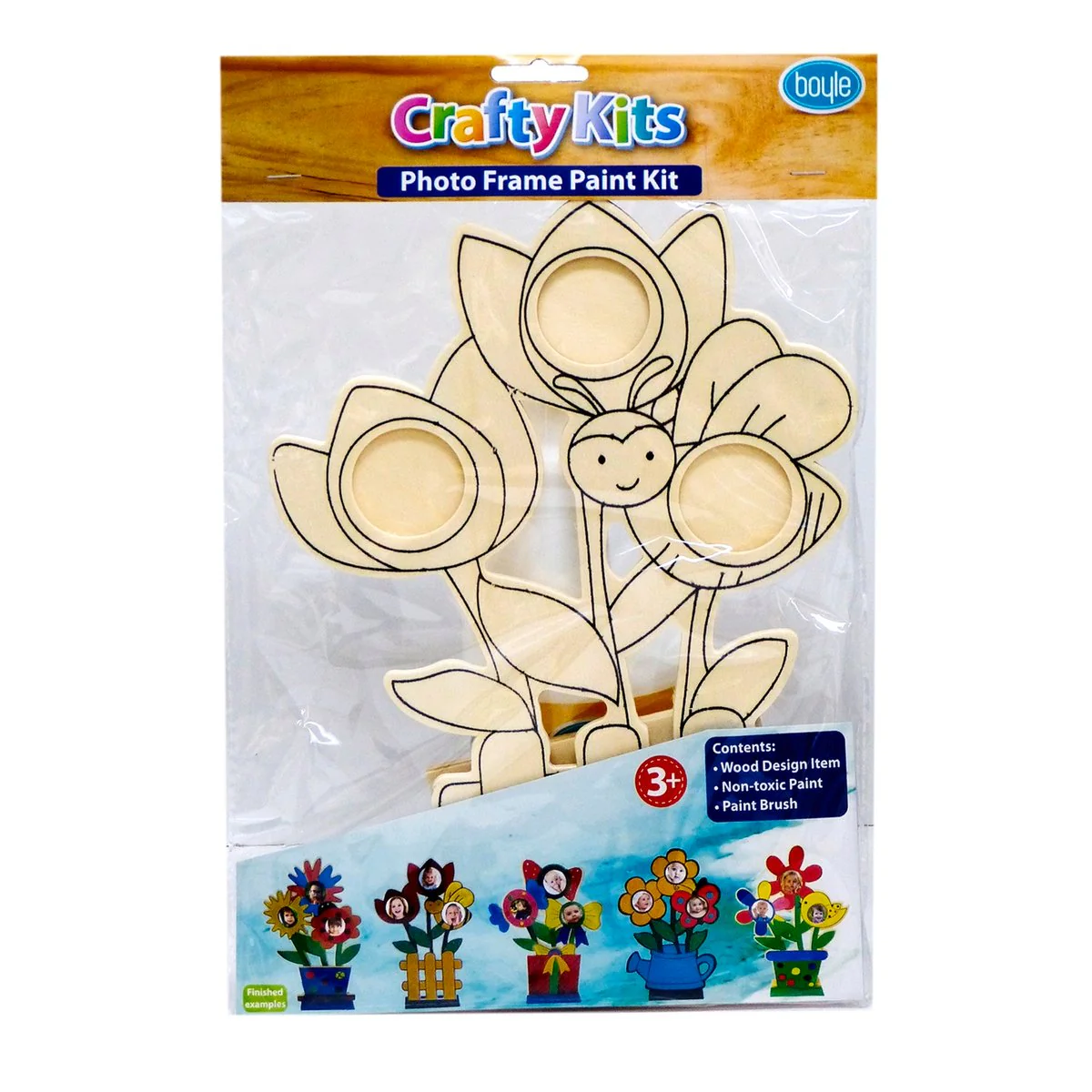 Boyle Photo Frame - 3cm - Plywood - Assorted Designs - Image 5