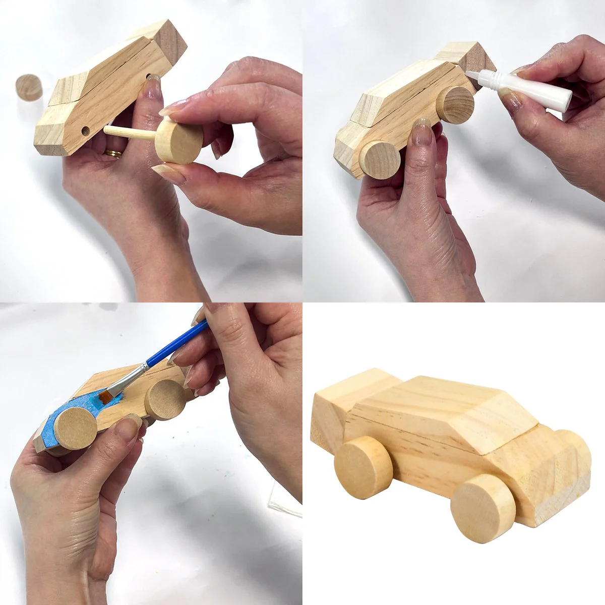 Boyle Wood Craft Project Kit Rally Car - 1 Pack - 117mm x 63mm x 35mm - Image 3