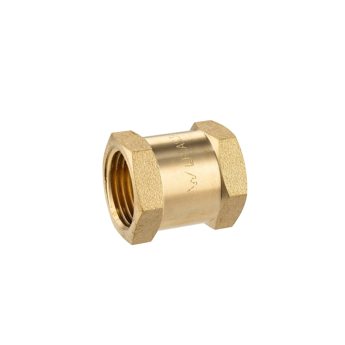Brasshards 15mm Brass Threaded Hexagon Socket - Lead-Free - Corrosion Resistant