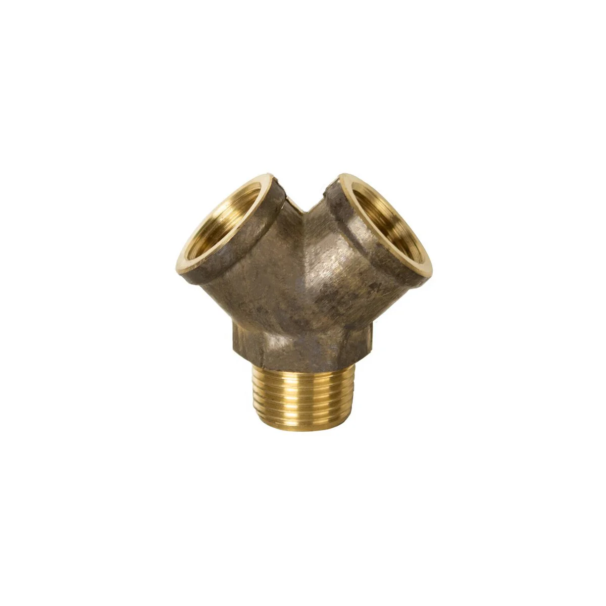 Brasshards 15mm Brass Y Fitting Tap Adaptor - Lead-Free - WaterMark Approved