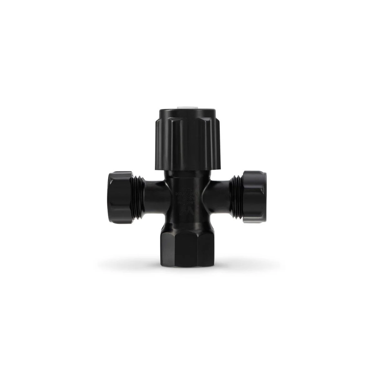 Brasshards 2 Way Cistern Tap - 15 x 15mm - Black Matt - Lead Free - Durable - Image 2