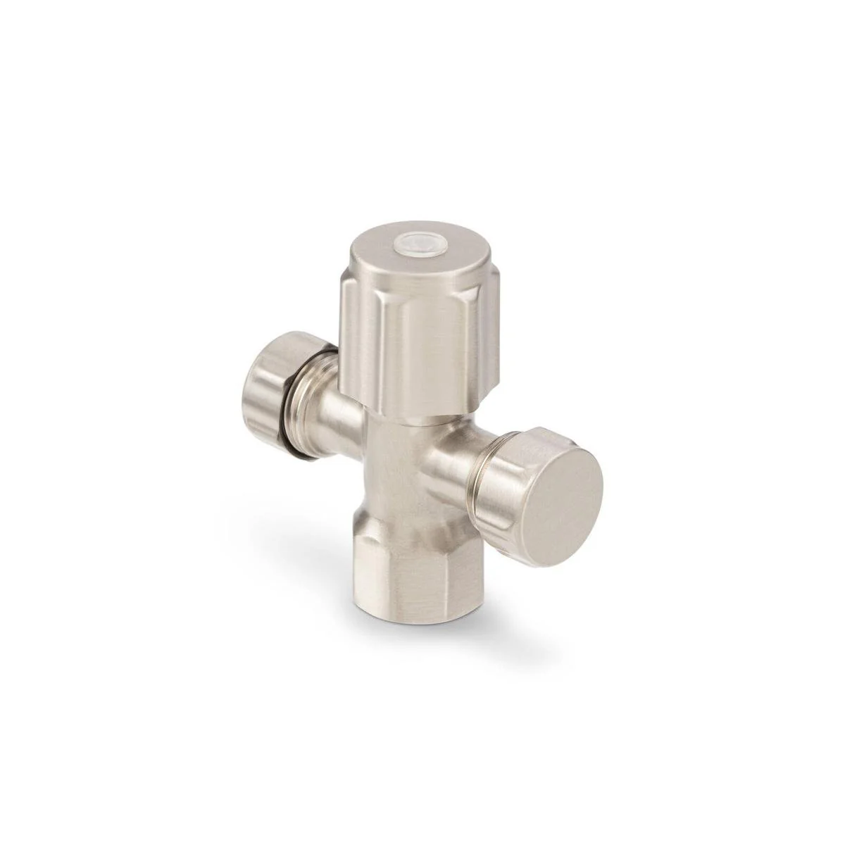 Brasshards 2 Way Cistern Tap 15mm x 15mm - Brushed Nickel - Lead Free - Durable