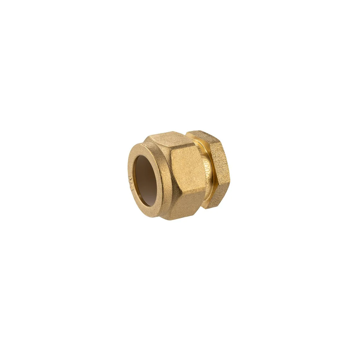 Brasshards 20mm Brass Compression Stop - Lead-Free - Tool-Free Jointing