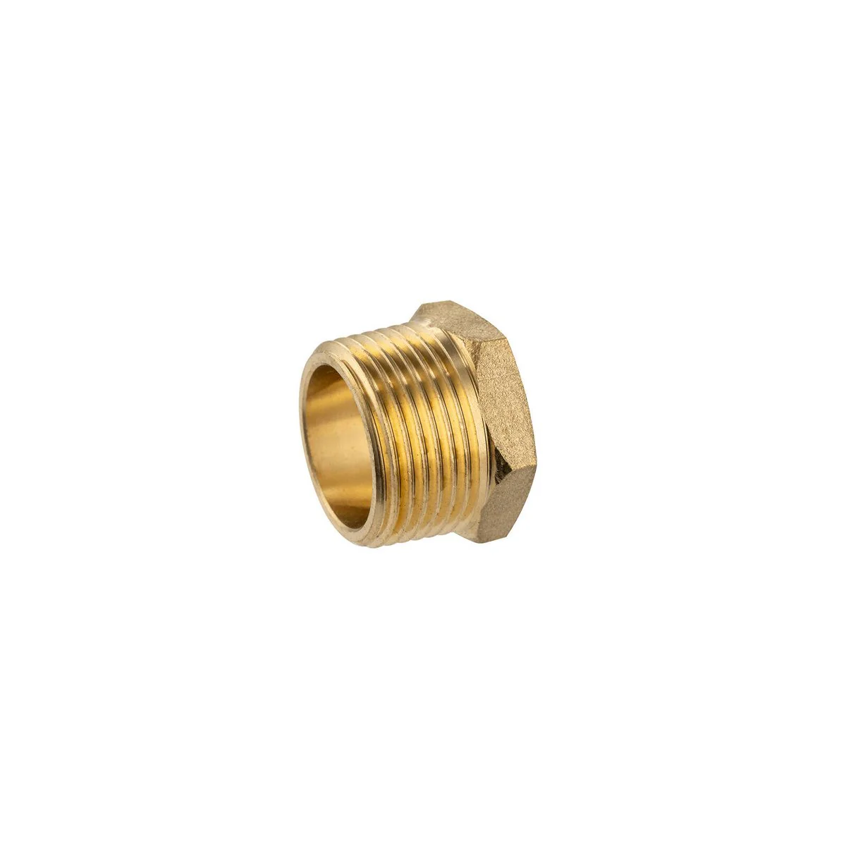 Brasshards 20mm Brass Threaded Bush Tube - Lead-Free - Durable Connection