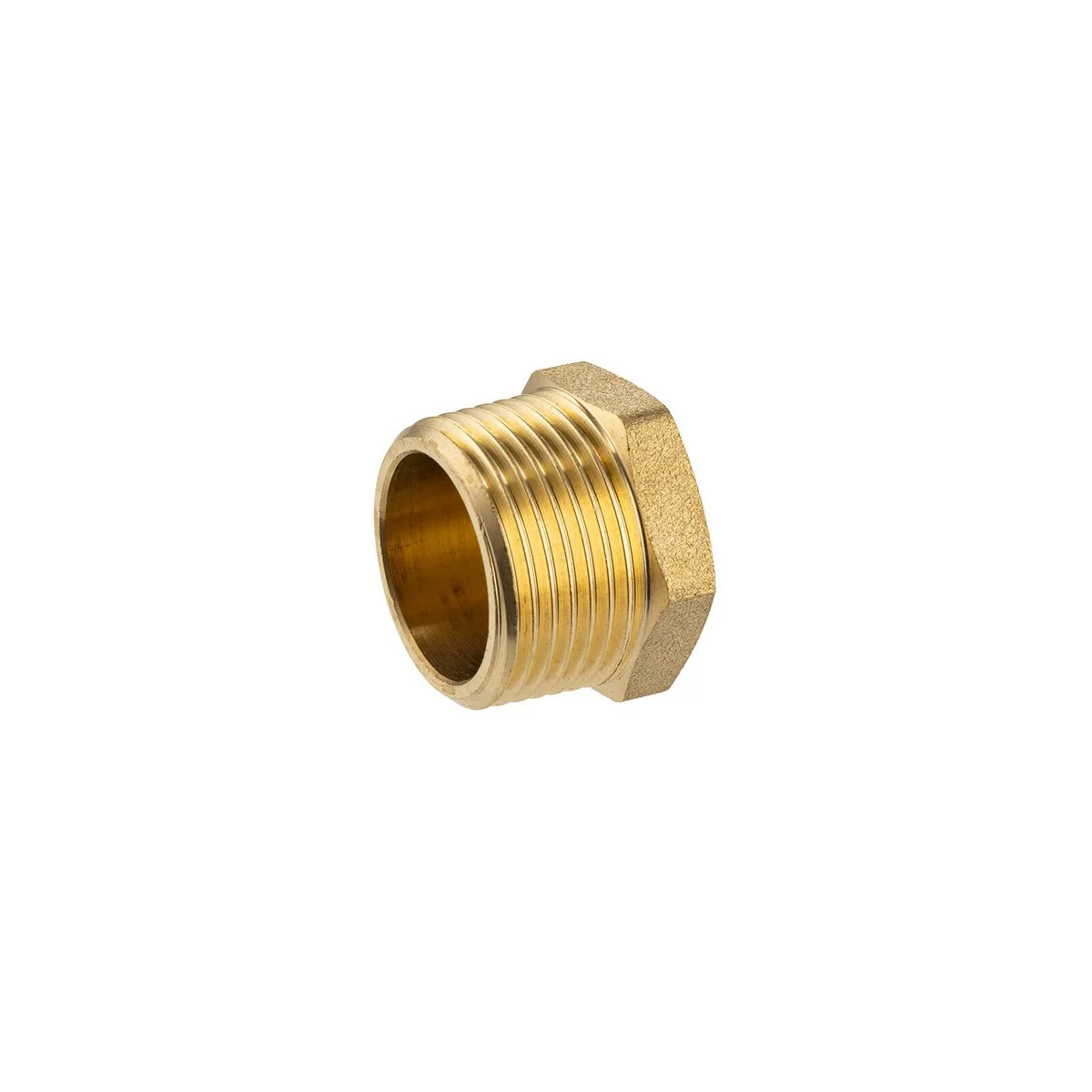 Brasshards 20mm Brass Threaded Hex Plug - Lead-Free - Corrosion Resistant