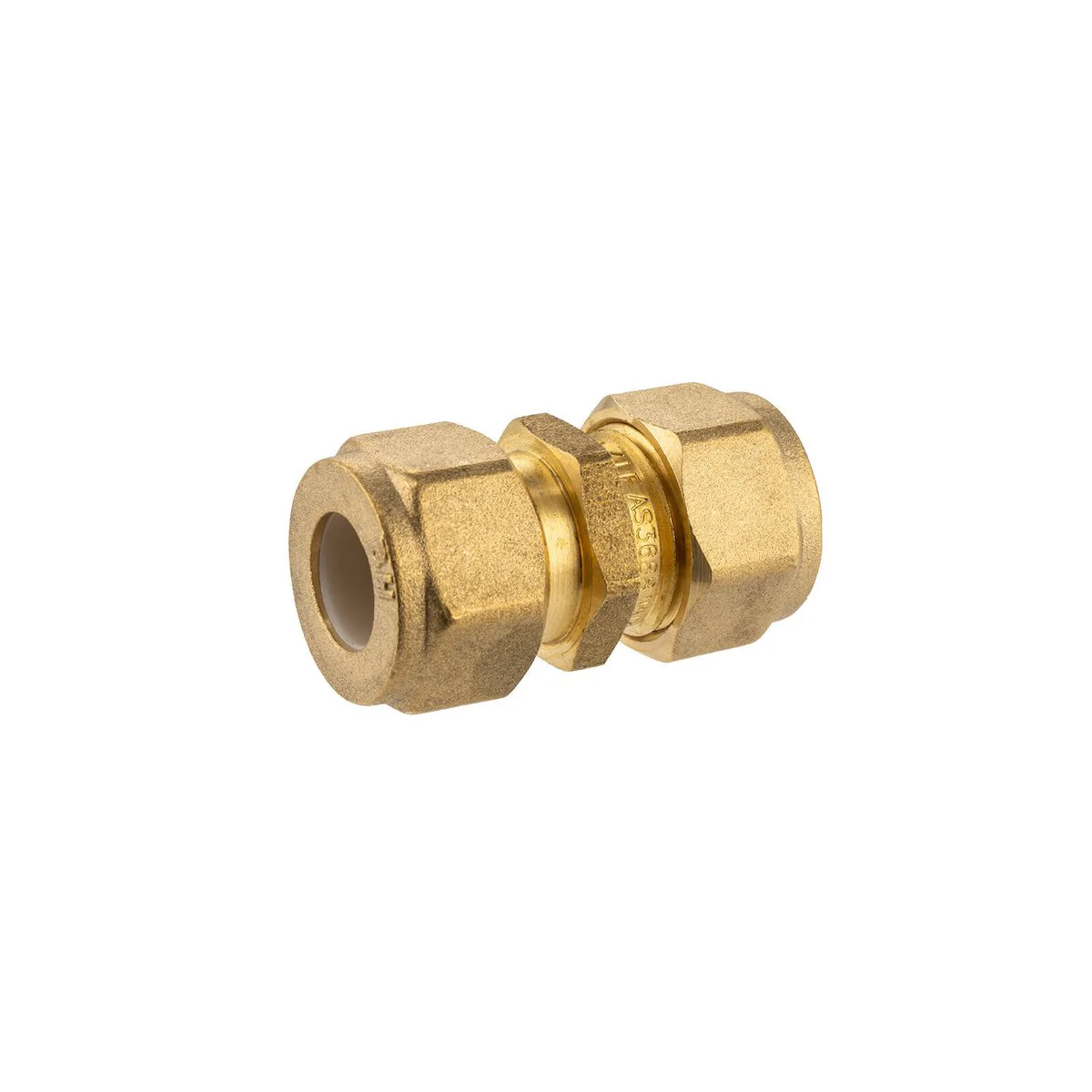 Brasshards Brass Compression Union 15c x 15c - Lead-Free - Tool-Free Installation