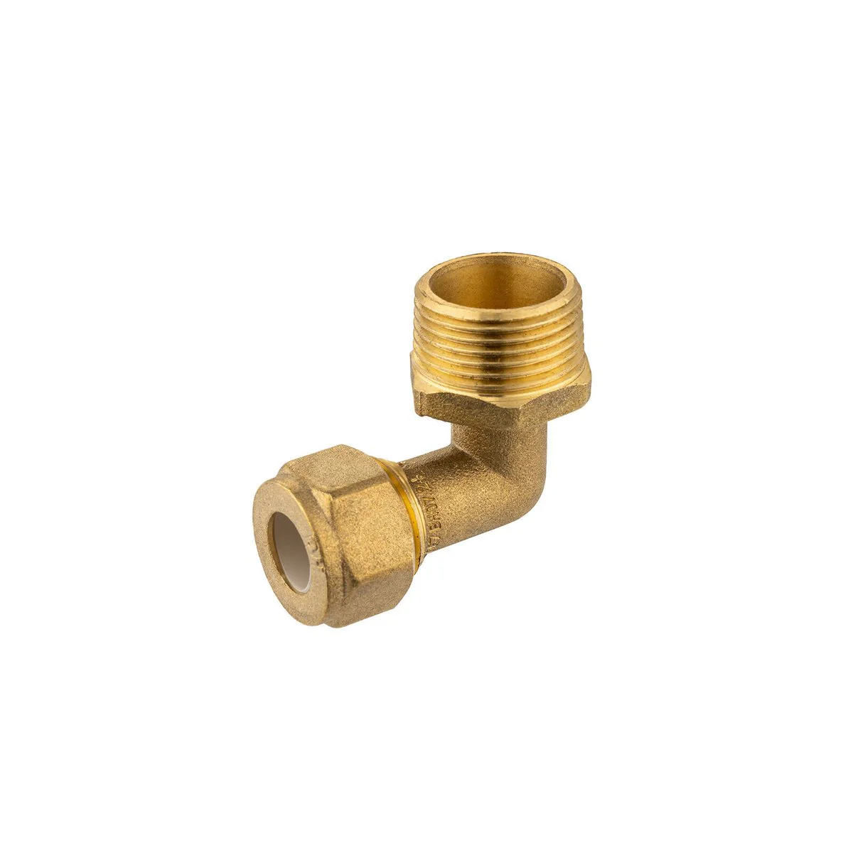 Brasshards Brass Male Compression Elbow 15c x 20mi - Lead-Free - Durable