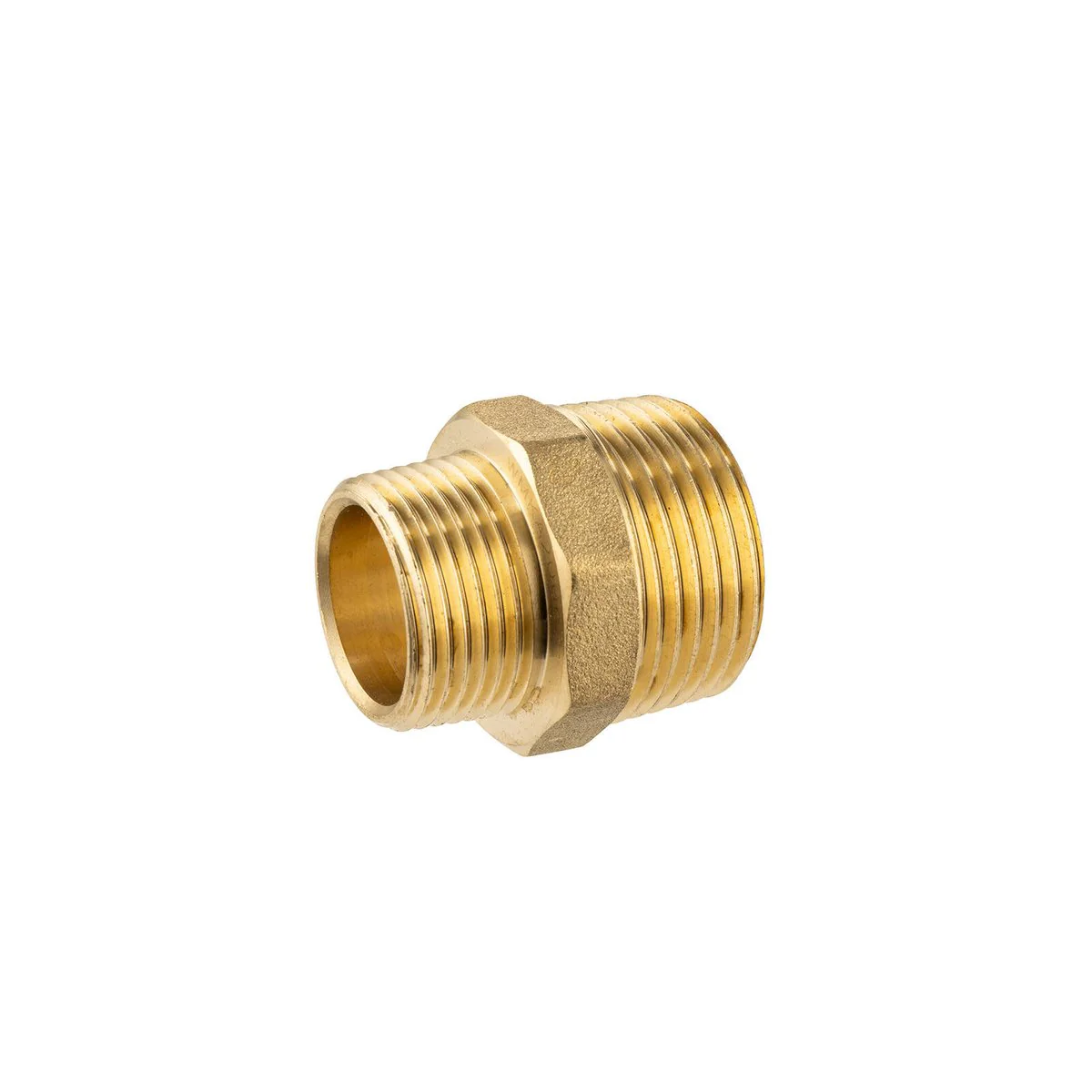 Brasshards Brass Threaded Hex Reducing Nipple 25 x 20mm - Lead-Free - Durable