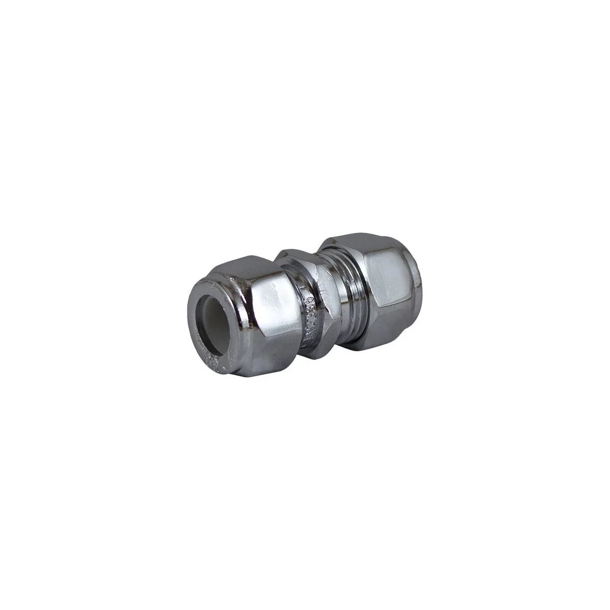 Brasshards Compression Union - 15c x 15c - Chrome Plated - Lead Free - Tool-Free Installation