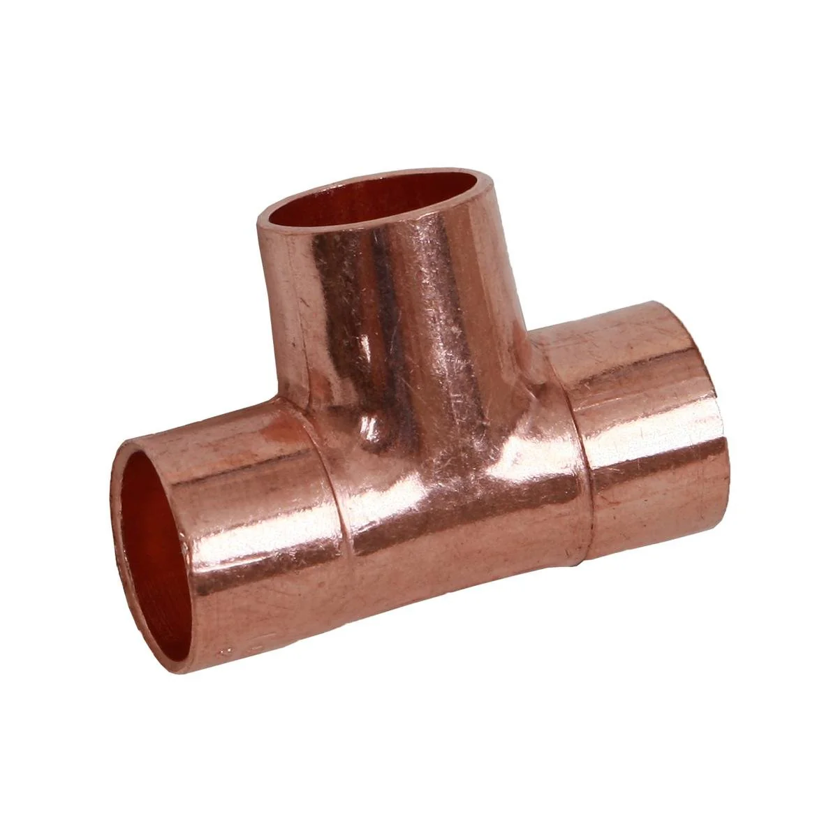 Brasshards Copper Capillary Tee - 20 x 20 x 20mm - High Quality Copper