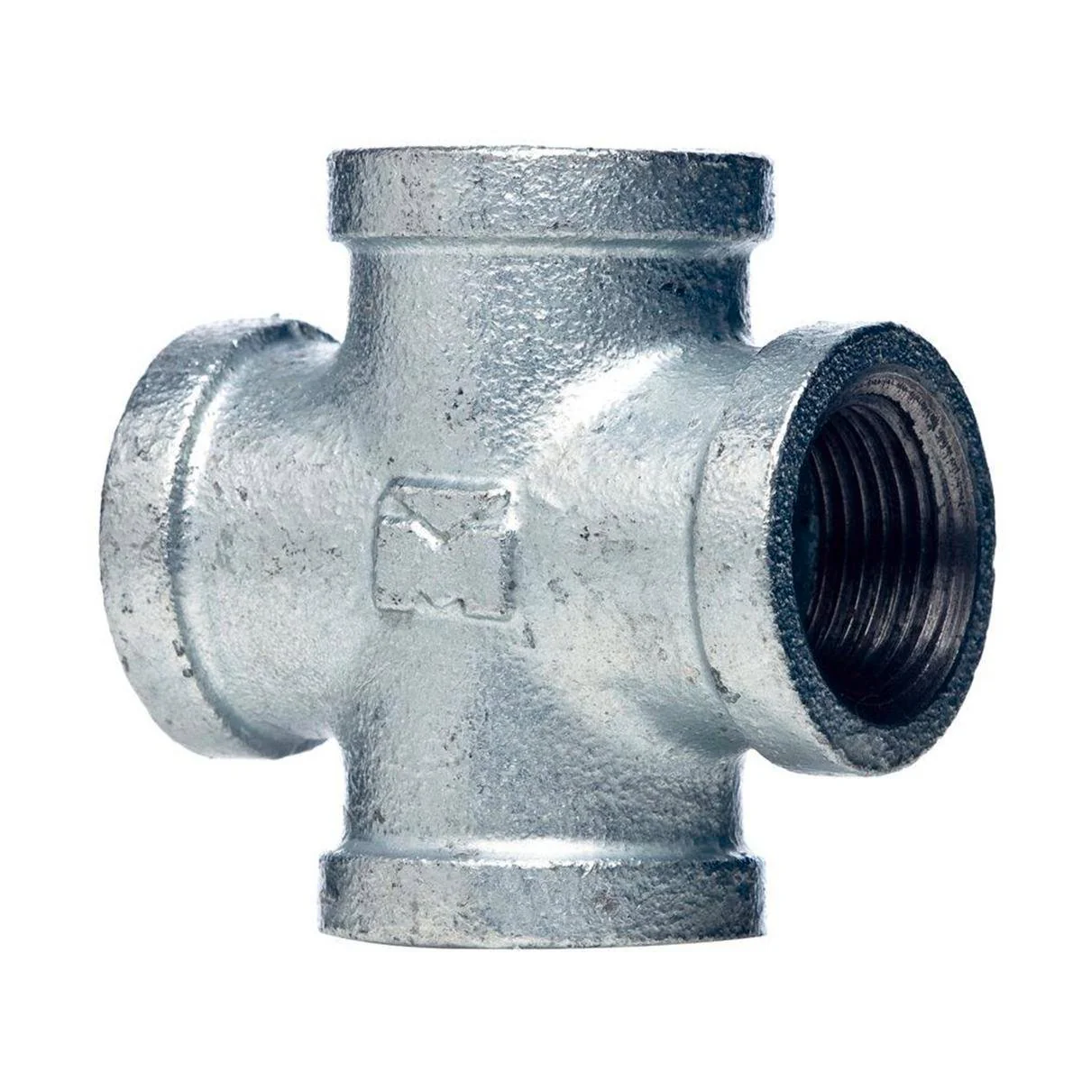 Brasshards Cross - 20mm - Galvanised Malleable Iron - Heavy Duty