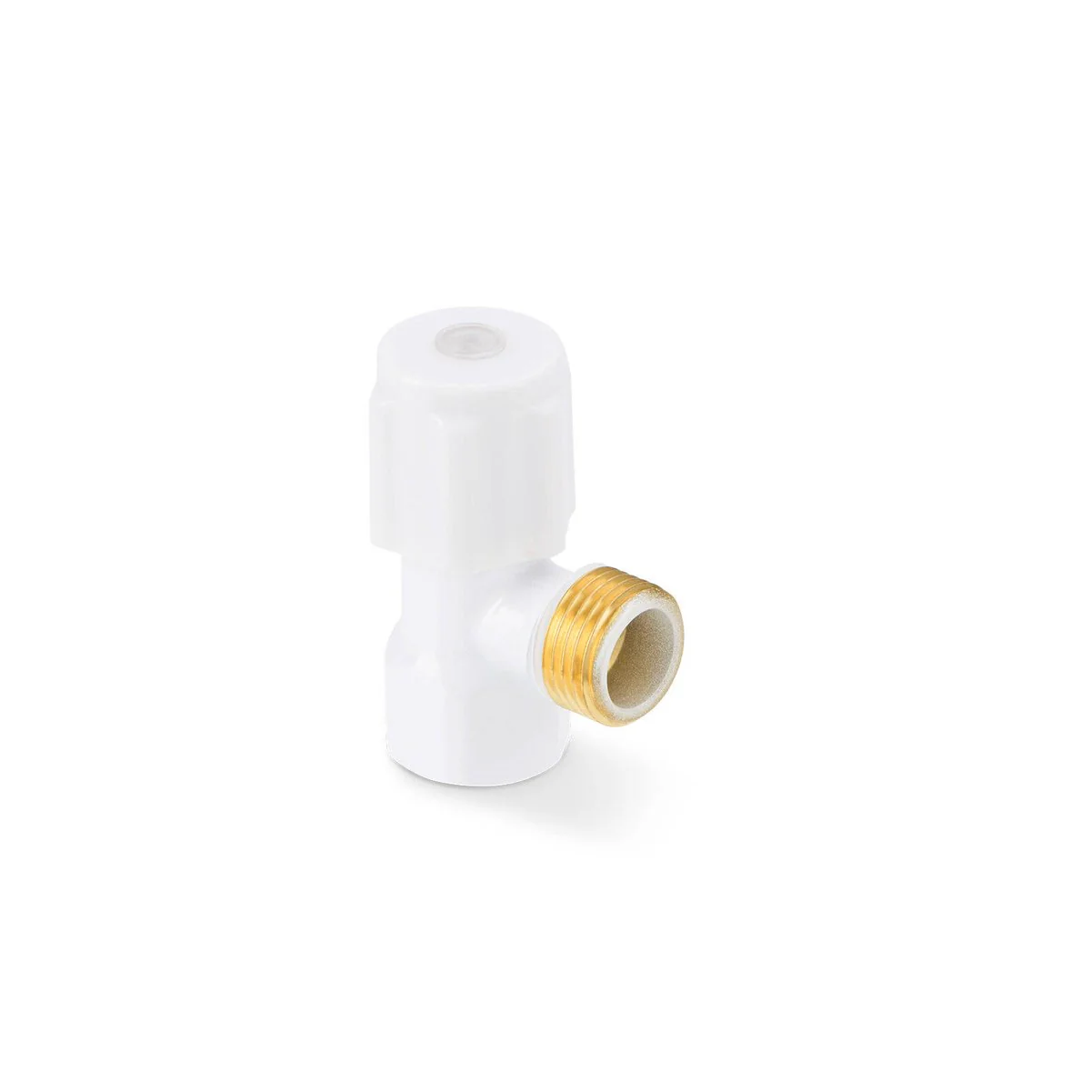 Brasshards Mini Cistern Tap 15mm White Lead Free - Compact Design - Durable