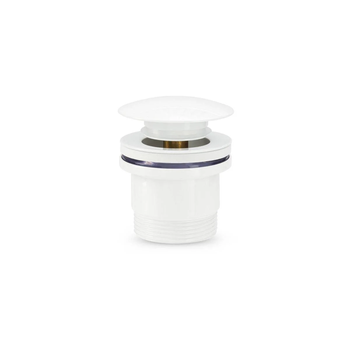 Brasshards White Universal Pop Up Dome Basin Waste - 40mm Thread - Durable Design