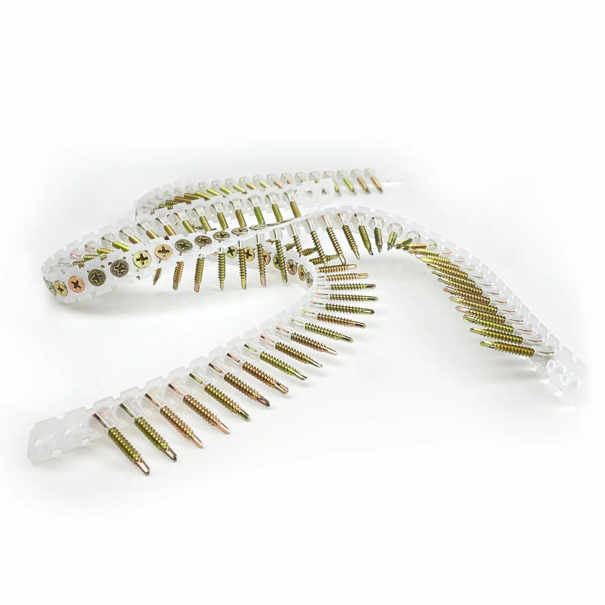 Bremick Collated Screw 6g x 30mm Zinc Yellow - 1000 Pack - Metal Drill Point - Image 5
