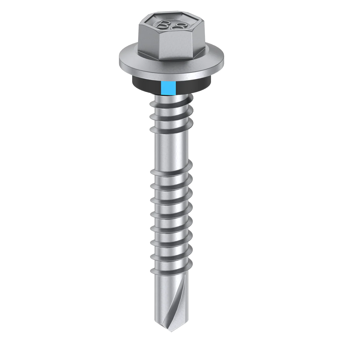 Bremick Hex Roofing Screw 12g x 39mm - B8 - Pack of 100 - Corrosion Resistant - Image 3