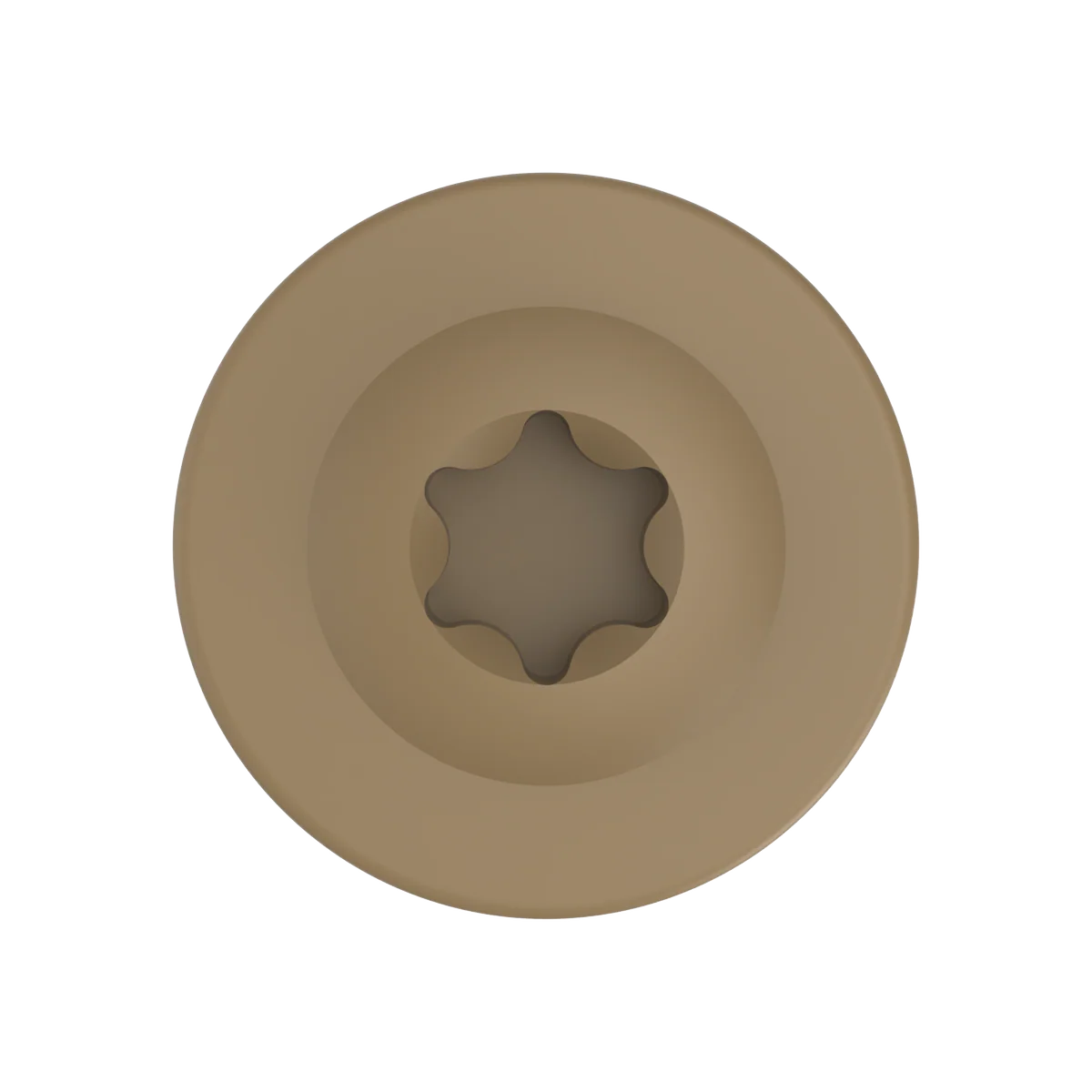 Bremick XTP Construction Screw 18g x 100mm - TechnoGuard Tan - 25 Pack - Serrated Washer Head - Pyramid Point - Image 4