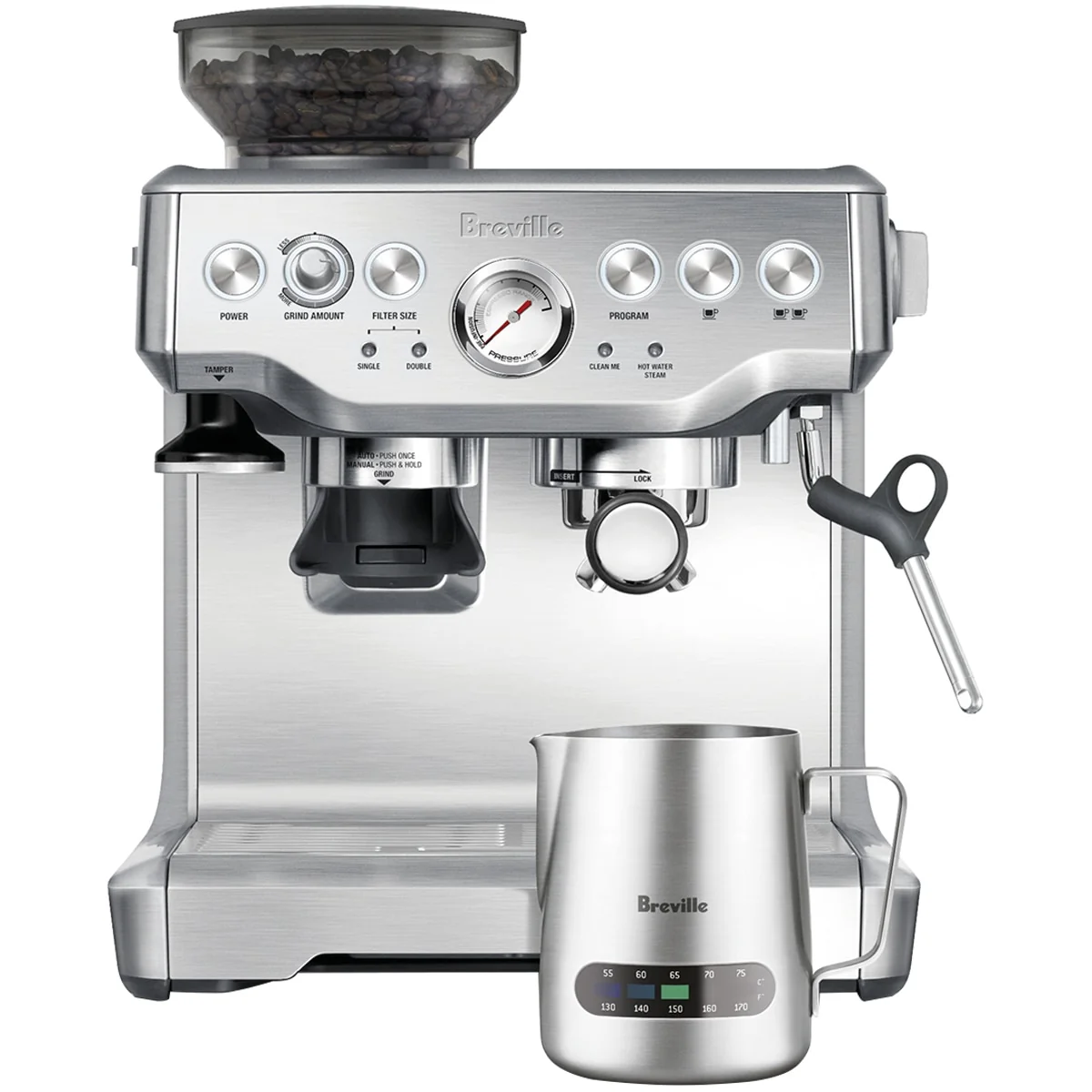 Breville Barista Express Coffee Machine Stainless Steel Digital