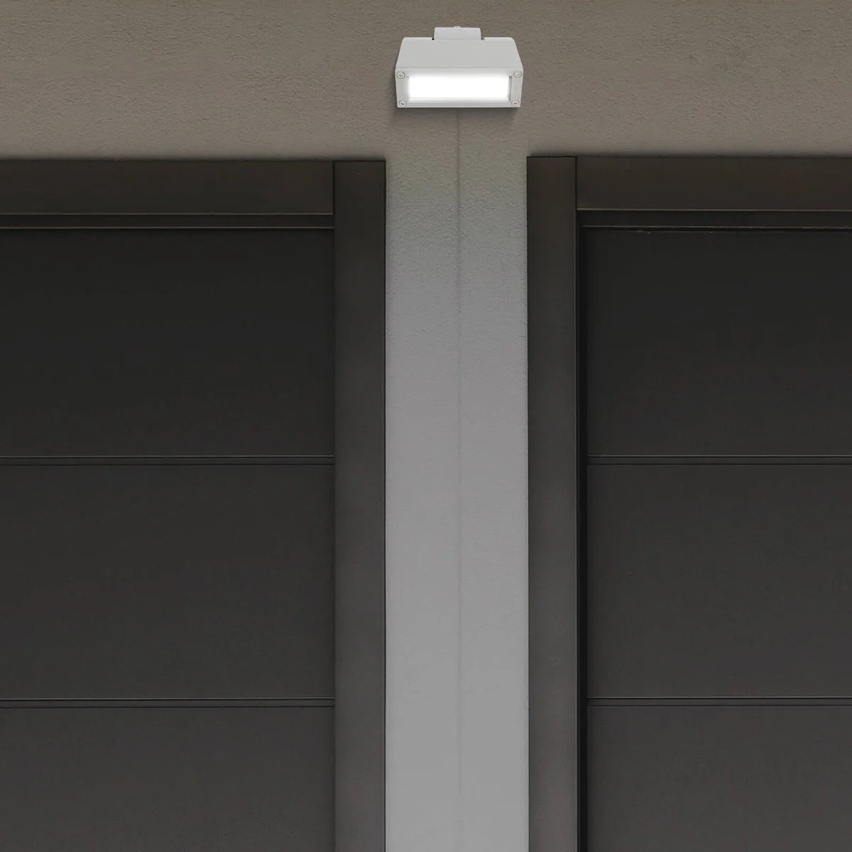 Brilliant 12W Silver LED Nighthawk Flood Light - 750 Lumens - IP44 - Image 5