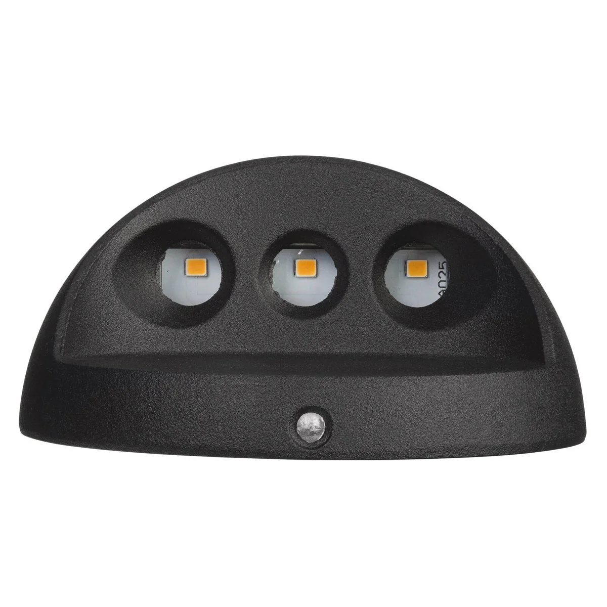 Brilliant 2W Black Waymaker Round Garden LED Step Light - 88mm x 88mm x 44mm - Image 2