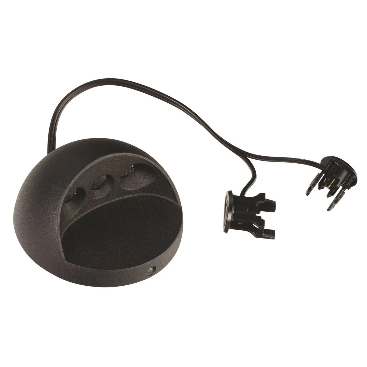 Brilliant 2W Black Waymaker Round Garden LED Step Light - 88mm x 88mm x 44mm - Image 3